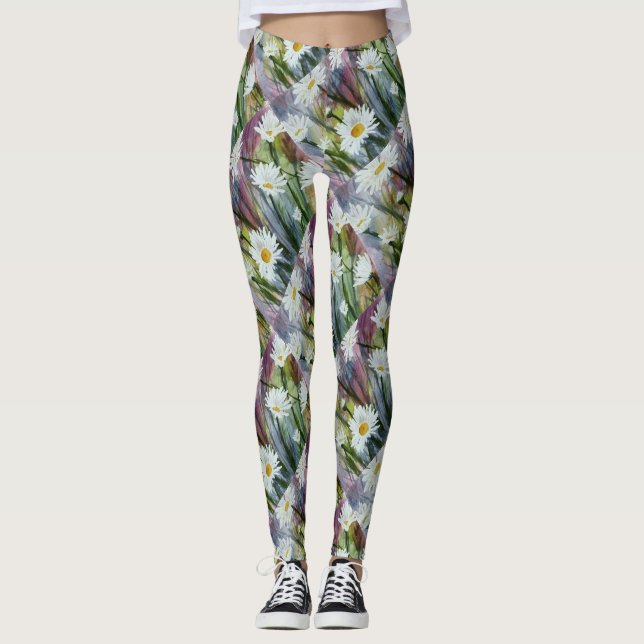 LEGGINGS CAMPO DE LOS DÍAS BLANCOS | LEGADOS FLORALES (Anverso)
