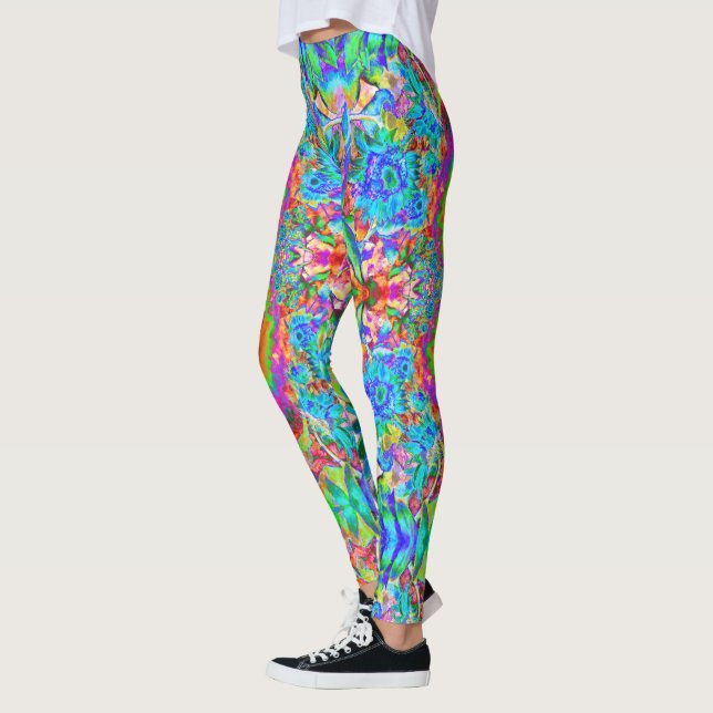 Leggings campos de girasoles para siempre girasoles abstrac (Izquierda)