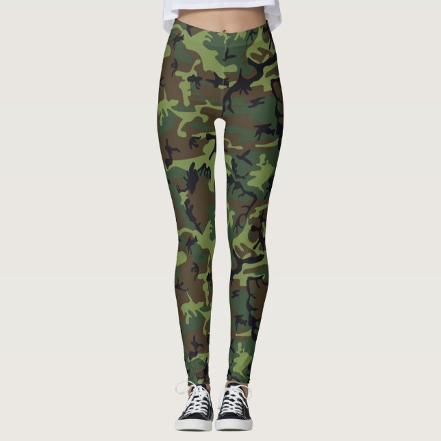 Leggings Camuflado verde marrón Camo tu Camo (Anverso)