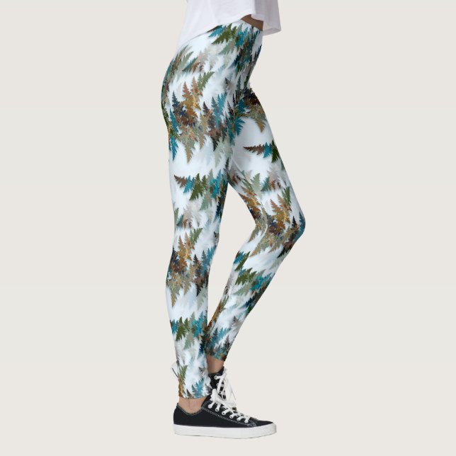 Leggings Camuflaje Ártico Fractal (Derecha)