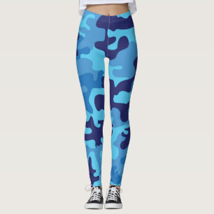 Leggings Camuflaje azul