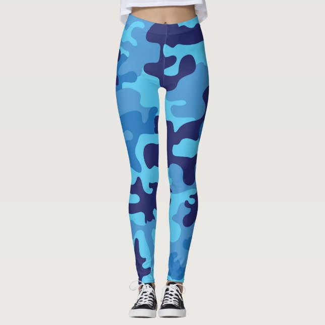 Leggings Camuflaje azul (Anverso)