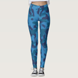 Leggings camuflaje azul