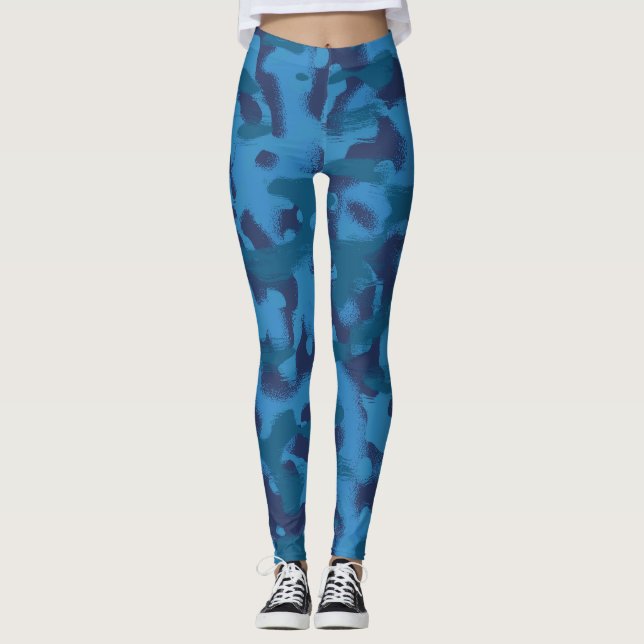 Leggings camuflaje azul (Anverso)