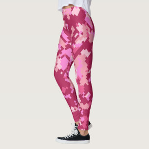 Leggings Camuflaje   Camuflaje de píxeles rosados