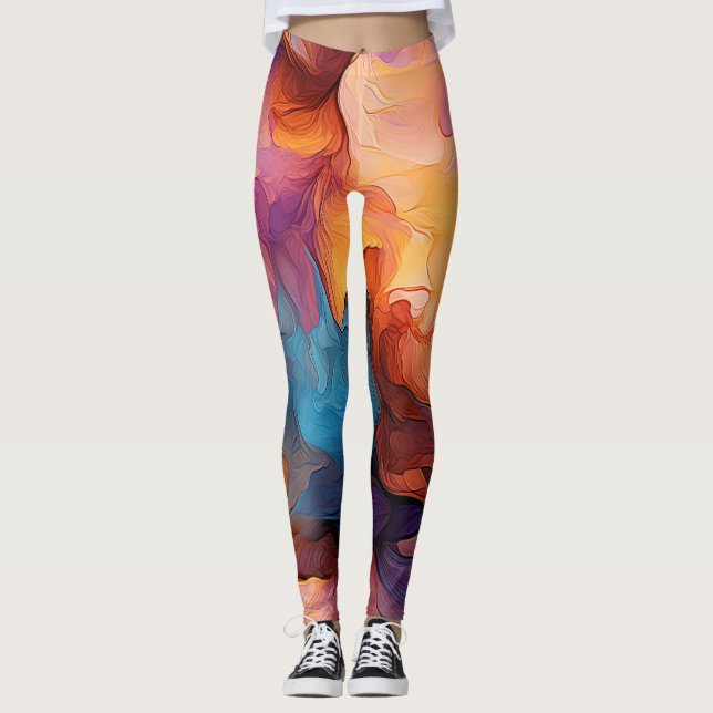 Leggings Camuflaje con efecto de mármol (Anverso)