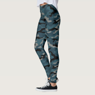 Leggings Camuflaje de camo azul nocturno
