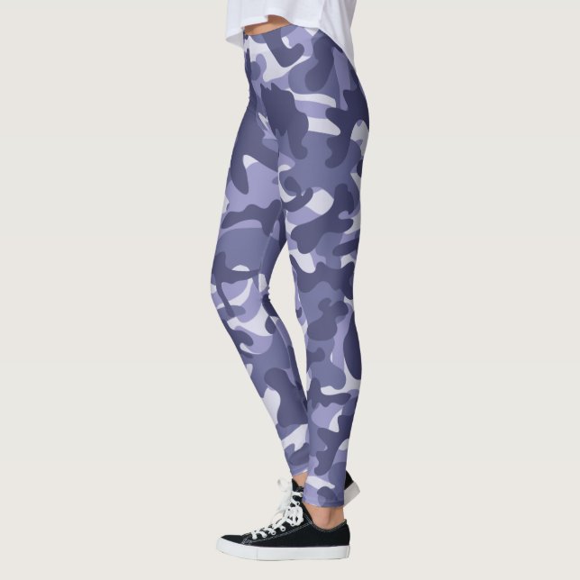 Leggings Camuflaje de la Marina Púrpura (Izquierda)