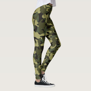Leggings Camuflaje de la Primavera del Euro