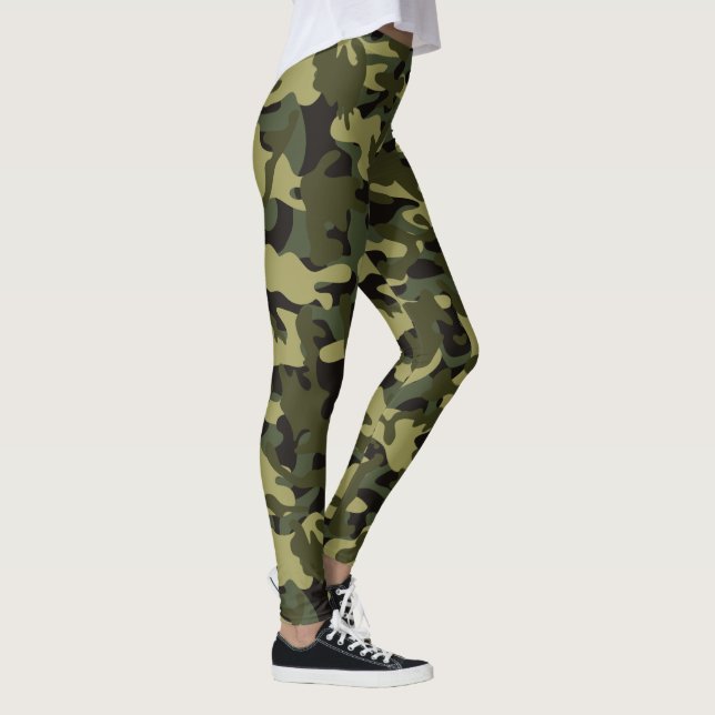 Leggings Camuflaje de la Primavera del Euro (Derecha)