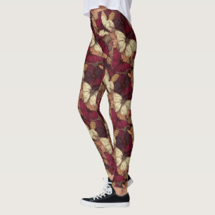 Leggings Camuflaje de Mariposa Lindo Levantamiento de Pesas