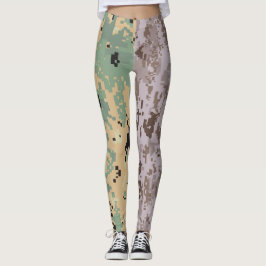 Leggings Camuflaje digital – Camuflaje doble