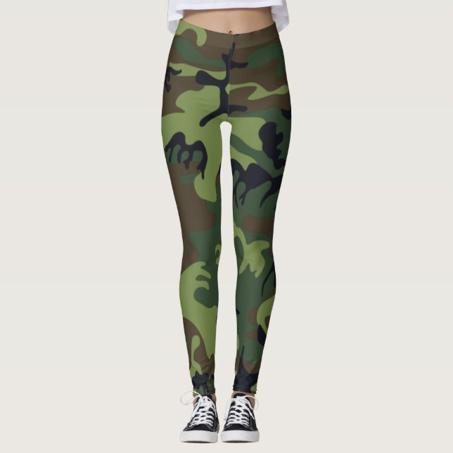Leggings Camuflaje Ejército Camo (Anverso)