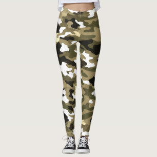 Leggings Camuflaje Estilo Militar Fatiga GI Diseño Afecto