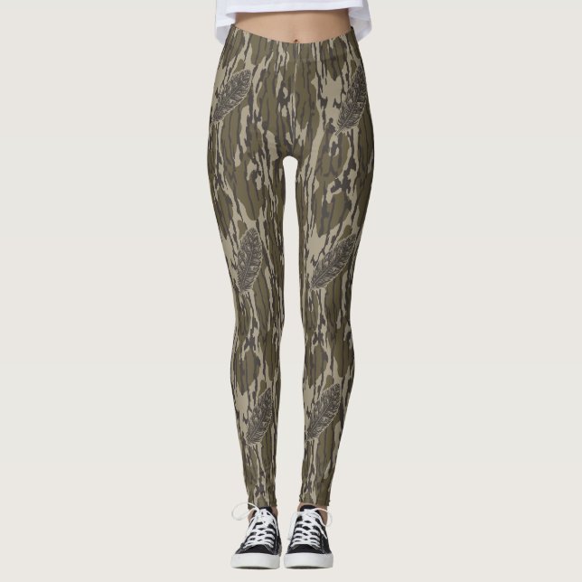 Leggings Camuflaje forestal de Turquía Feather Bottomland C (Anverso)