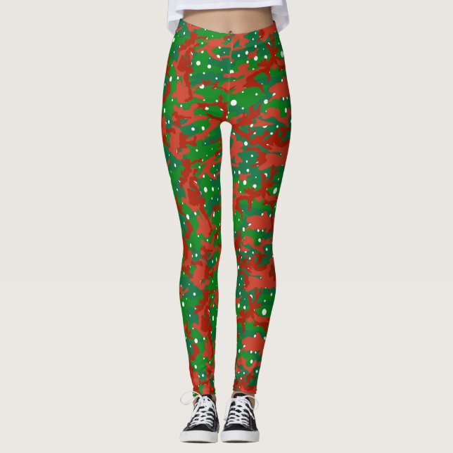 Leggings Camuflaje Haus Of Camo Xmas (Anverso)