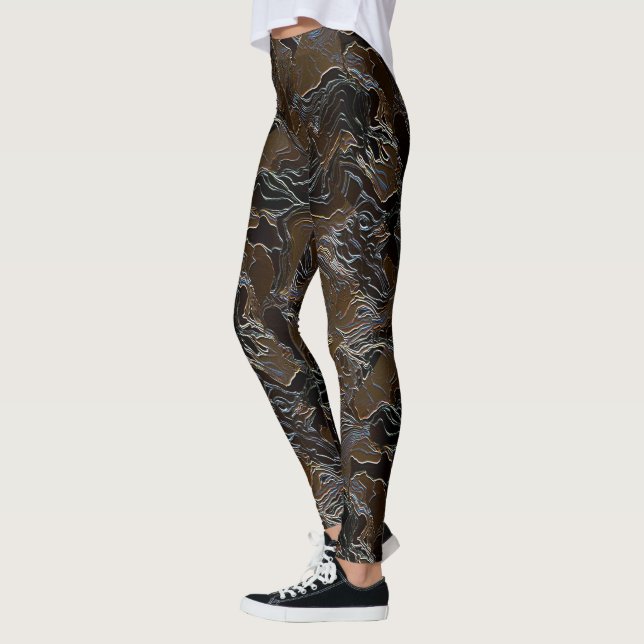 Leggings Camuflaje marrón metálico (Izquierda)