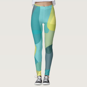 Leggings Camuflaje, moderno, fresco, moderno, geométrico ur
