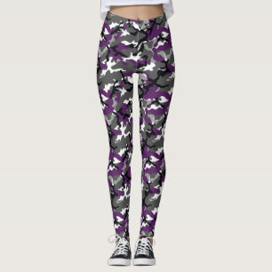 Leggings Camuflaje Morado
