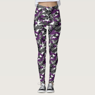 Leggings Camuflaje Morado