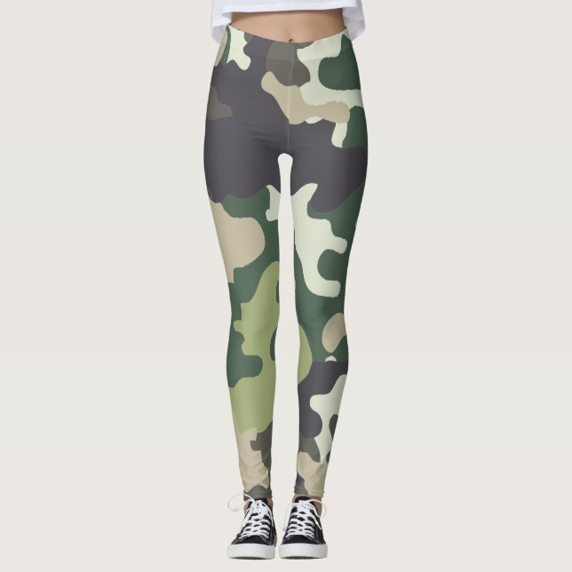 Leggings camuflaje multi de la leva (Anverso)