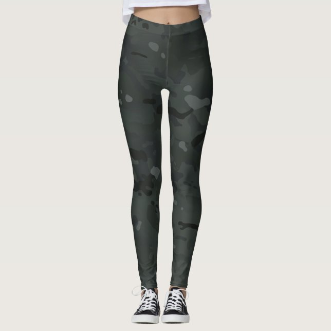 Leggings Camuflaje negro I (Anverso)
