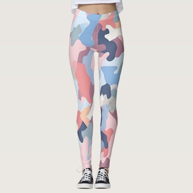 Leggings Camuflaje Pastel (Anverso)