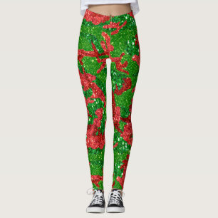 Leggings Camuflaje Purpurina Haus Of Camo Xmas