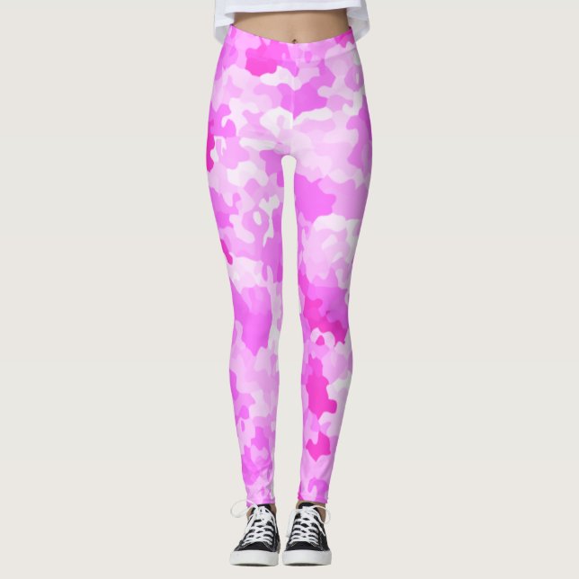 Leggings Camuflaje rosa (Anverso)