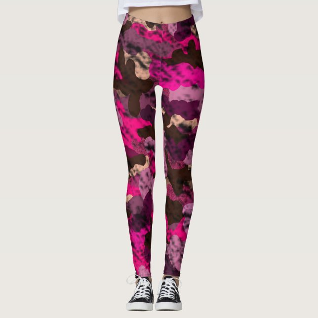 Leggings Camuflaje Rosa (Anverso)