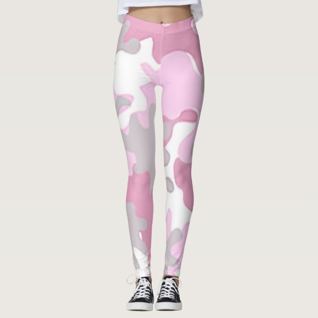 Leggings Camuflaje rosa (Anverso)