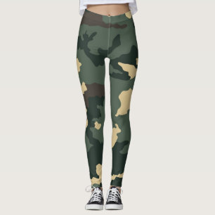 Leggings Camuflaje verde
