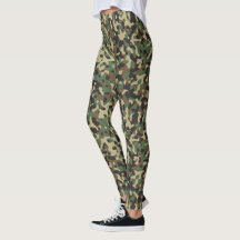 Camuflaje Verde Marrón Gris Tan Bosque