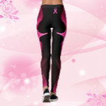 Leggings Cáncer de mama de cinta de paro con luz de luz ros<br><div class="desc">Leggings Pink Power Lightning Strike Ribbon Sensibilización sobre el Cáncer de Mama</div>