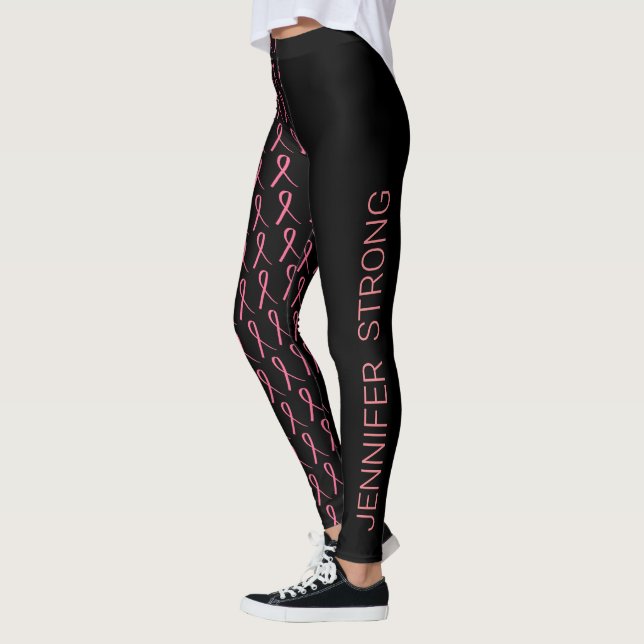 Leggings Cáncer de mama Lleve su nombre (Izquierda)