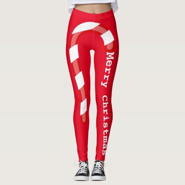 Leggings Candy Cane, Navidades comedores (Anverso)