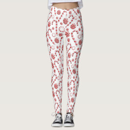 Leggings Candy Cane Peppermint