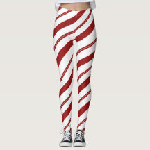 Candy Cane Red Striped Navidades Peppermint