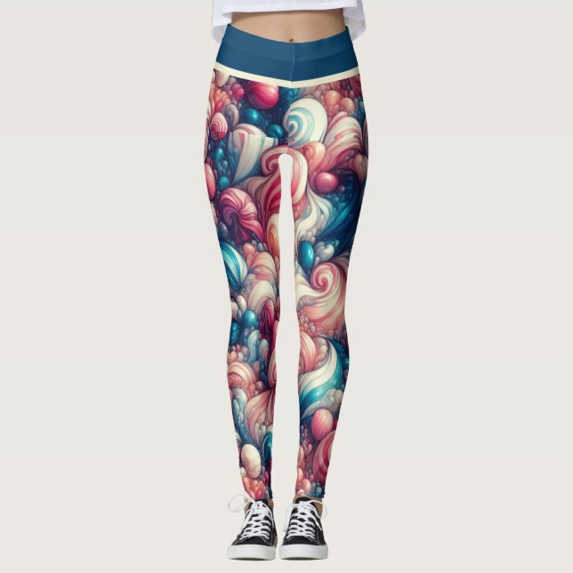 Leggings Candy de algodón torcido (Anverso)