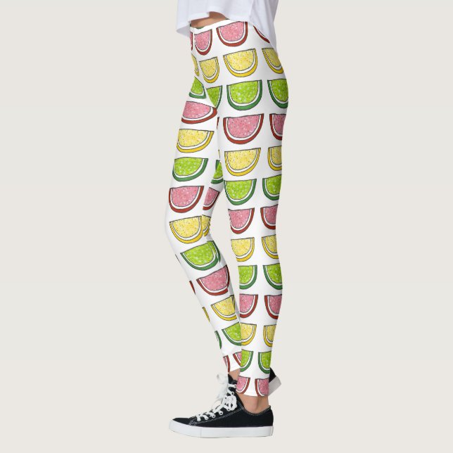 Leggings Candy Fruit Slice Lime Cayón Cártricos (Izquierda)