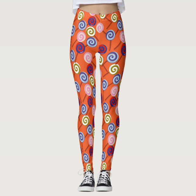 Leggings Candy pattern | Lollies pattern | lollipop 42 (Anverso)
