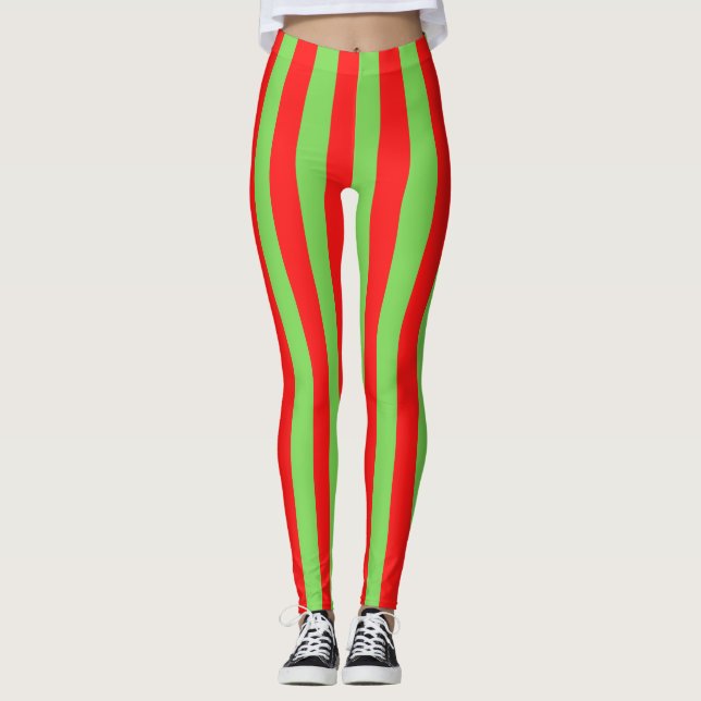 Leggings Candy Raya Rojo Verde (Anverso)
