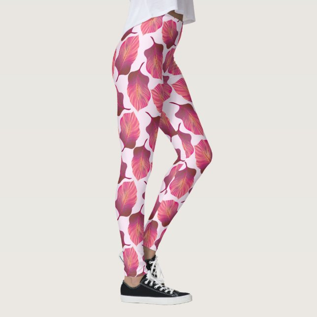 Leggings Canna Tropicanna sale de rosa (Derecha)