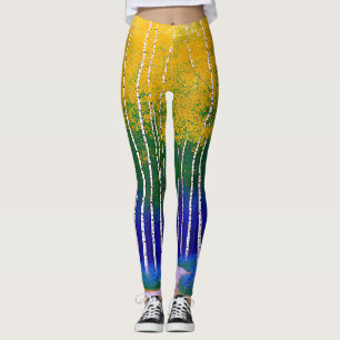 Leggings Cañón dorado - Un paisaje de bosques