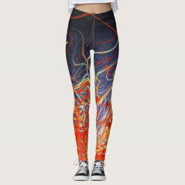 Leggings Caos atmosférico - Piernas