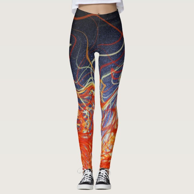 Leggings Caos atmosférico - Piernas (Anverso)