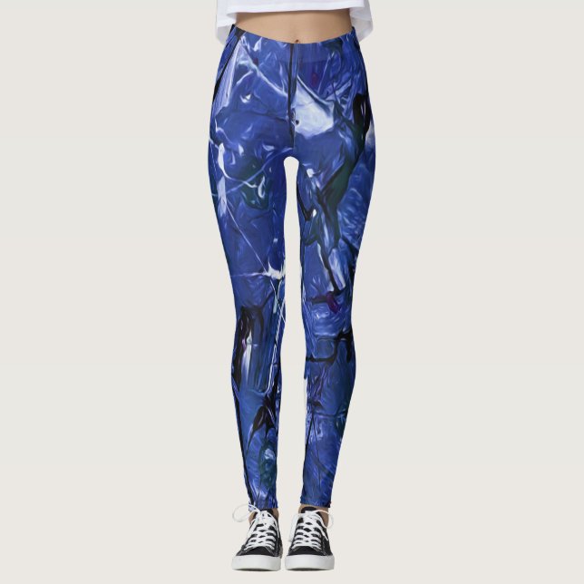 Leggings Caos azul (Anverso)