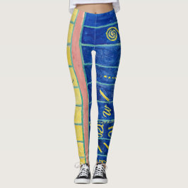 Leggings Caos Primordial 13 | Hilma af Klint |
