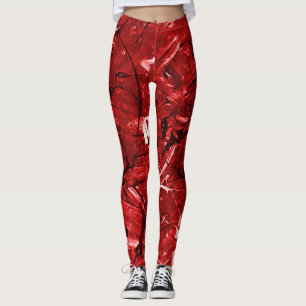 Leggings Caos Rojo