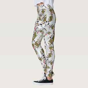 Leggings "Capa Real: Una pila de tarjetas de Kings Poker"